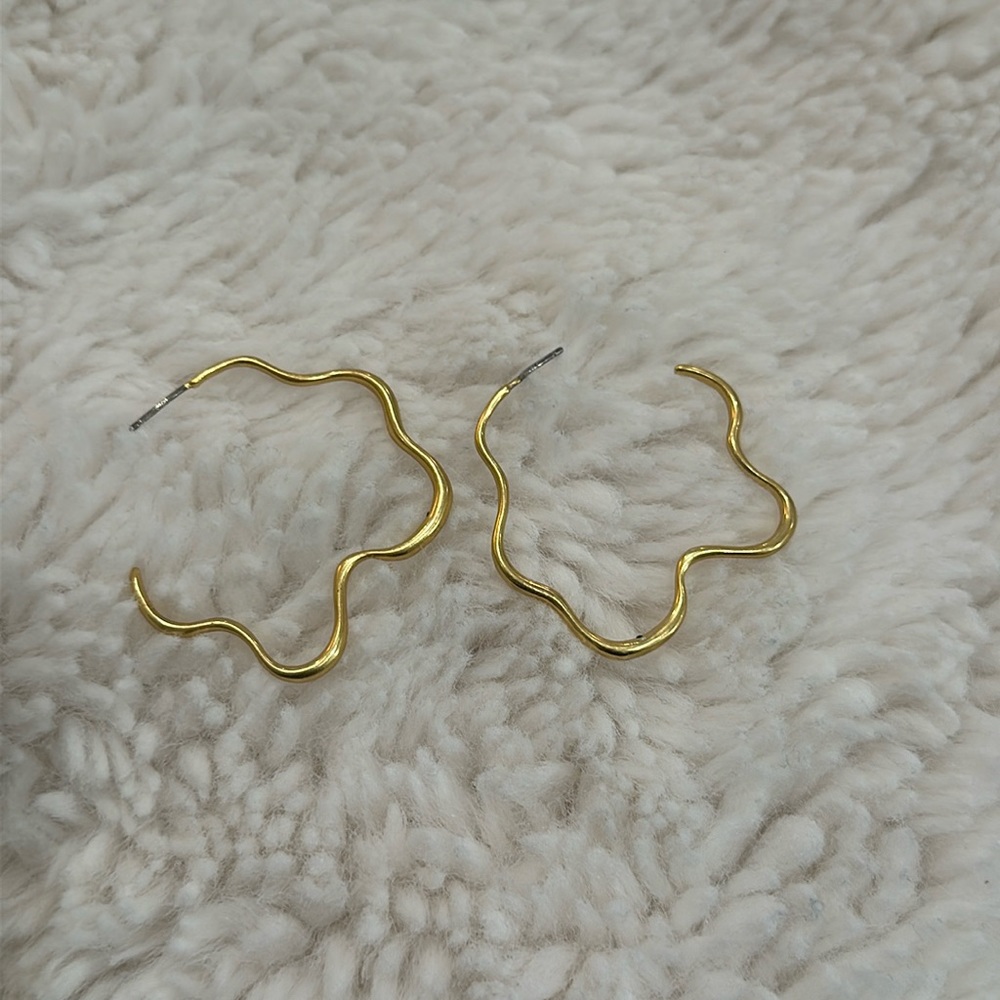 Madewell Squiggly Hoops